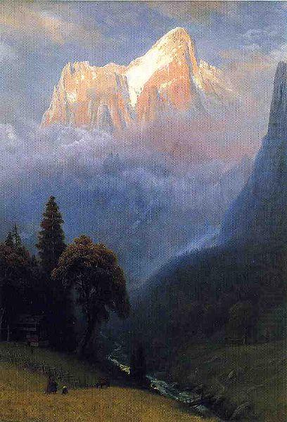 Storm_Among_the_Alps, Albert Bierstadt